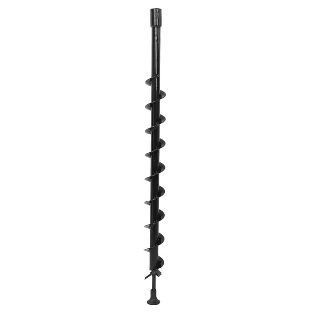 Steel Earth Auger Drill Bit Garden Post Hole Digger 60x800mm Single Blade