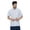 SALTWATER FISH BLUE WHITE, variant on Mens Short Sleeve Button Down Casual Beach Shirt L Saltwater Fish Blue White
