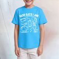 thumbnail image 2 of TOWED22 Toddler Boys T-Shirt Short Sleeve Shirt Dinosaur Print Cotton Summer Tops Tees Shark Graphic 2-7T(Sky Blue,13-14 Y), 2 of 4