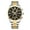 Gold Strap Black Noodles, variant on New Men's Three-eye Six-hand Functional Sports Watch with Luminous Waterproof Calendar Business Wristwatch Fashionable Men's Trendy Watch