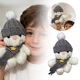 thumbnail image 3 of Fokuz Knitted Hat Bunny Soft Huggable Rabbit With Hat Heartwarming For Easter Birthdays Or Just Because, 3 of 6