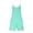 Mint Green, variant on Women Solid Color Suspender Bodysuit Jumpsuit Shorts