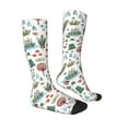 thumbnail image 3 of Balery Frog And Forest Plants Fun Novelty Socks Men'S Women'S Crew Socks Funny Crazy Novelty Socks Quirky And Cool Socks, 3 of 9