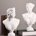 thumbnail image 6 of OFFIGAM White Resin David Figurine Ornament, Decorative Plaster Craft Sculpture for Home and Office, 6 of 8