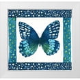 thumbnail image 1 of Shamp, Cindy 27x26 White Modern Wood Framed Museum Art Print Titled - Butterfly with Border I, 1 of 4