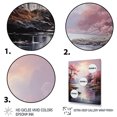 thumbnail image 3 of Designart "Romantic Landscape delicate Mists" Romantic Landscape Floater Framed Wall Decor, 3 of 7