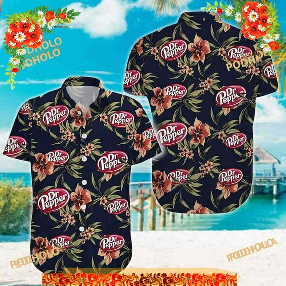 Dr Pepper Beer Funny Hawaiian Shirt, Practical Beach Gift