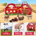 thumbnail image 4 of WeFone Farm Animals Toys for 3-8 Years Old Toddlers Girls Boys, Farm Playset with Figures Animals, 12 DIY Stickers and Tractor Toy, Christmas Birthday Gift for Boys Girls, 4 of 9