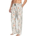 thumbnail image 3 of Kdxio Flower Rabbit Print Men's Sleep Pajama Pant Lounge Pants with Pockets, 3 of 8