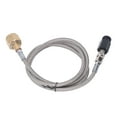 thumbnail image 4 of Soda Refill Adapter, CO2 Refilling Connector Firm Connection High Temperature Ductility 60in Hose  For Replacement Stainless Steel Hose, 4 of 8