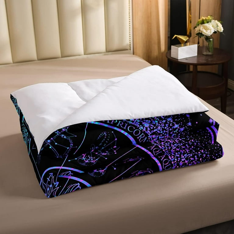 Sun and Moon Comforter Set Zodiac Signs Astrology Bedding Set Full  Constellations Galaxy Down Comforter Spiritual Gifts for Girls Teens  Women,Trippy