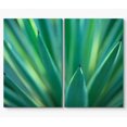 thumbnail image 1 of SIGNLEADER Canvas Print Wall Art Set Closeup Tips of Green Snake Plant Nature Wilderness Photography Modern Art Rustic Relax/Calm Multicolor for Living Room, Bedroom, Office - 24"x36" x 2 Panels, 1 of 4