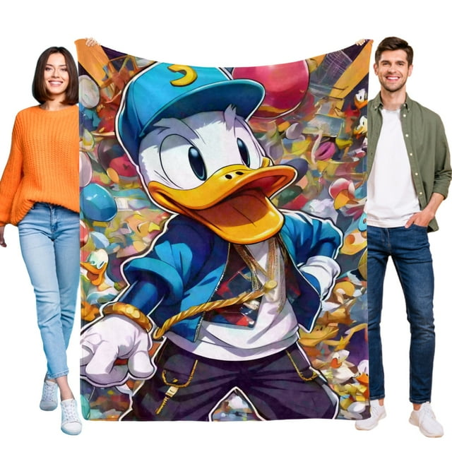 Pato Donald Marinero anti-pilling, suave, ligera, esponjosa y acogedora de lujo para hogar y cocina – Perfecta para niños y adultos,150X200cm