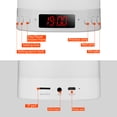 thumbnail image 3 of Altavoz 3-EN-1 BT con luz nocturna LED Reloj digital Inalámbrico, 3 of 8