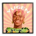 thumbnail image 2 of Stupell Industries Yugen Definition Text Smiling Woman Floral Stripes Graphic Art White Framed Art Print Wall Art, 24x24, by Lynnda Rakos, 2 of 5