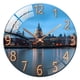 thumbnail image 1 of Reloj de pared de 12'', números y manecillas grandes, relojes de pared que funcionan con pilas (no incluidos) Londres, 1 of 8