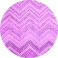thumbnail image 1 of Ahgly Company Indoor Round Southwestern Purple Country Area Rugs, 4' Round, 1 of 4