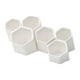 thumbnail image 3 of Caja de almacenamiento hexagonal para lápices, estantes multifuncionales para colgar en la pared, decoración blanco, 3 of 5