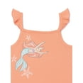 thumbnail image 2 of Disney's Little Mermaid Baby Girl Ariel Romper Outfit, Sizes 0/3 Months-24 Months, 2 of 8