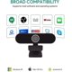 thumbnail image 4 of 1080p 8mp Webcam With Microphone Desktop Or Laptop, Streaming Webcam For Compute Webcam 1080p, 4 of 5