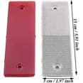 thumbnail image 4 of Plaque d'Avertissement Réfléchissante pour Remorque Plastique Rouge/blanc (2 Couleurs) 12 Pcs, 4 of 5