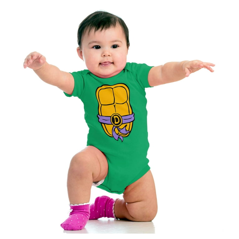 TMNT Donatello Ninja Turtle Costume Romper Boys or Girls Infant Baby Brisco Brands 18M Walmart