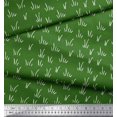 thumbnail image 3 of Soimoi Green Poly Georgette Fabric Brush Stroke Abstract Print Fabric by Yard 52 Inch Wide, 3 of 3