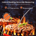 thumbnail image 3 of Meat Thermometer Digital for Food Cooking BBQ Oven Grilling, Instant Read Electric Touchscreen LCD, 3 of 7