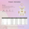 thumbnail image 7 of YiZYiF Women's Halloween Ancient Roman Empress Costume Greek God Toga Fancy Dress Mythology Cosplay White-B XXL, 7 of 7