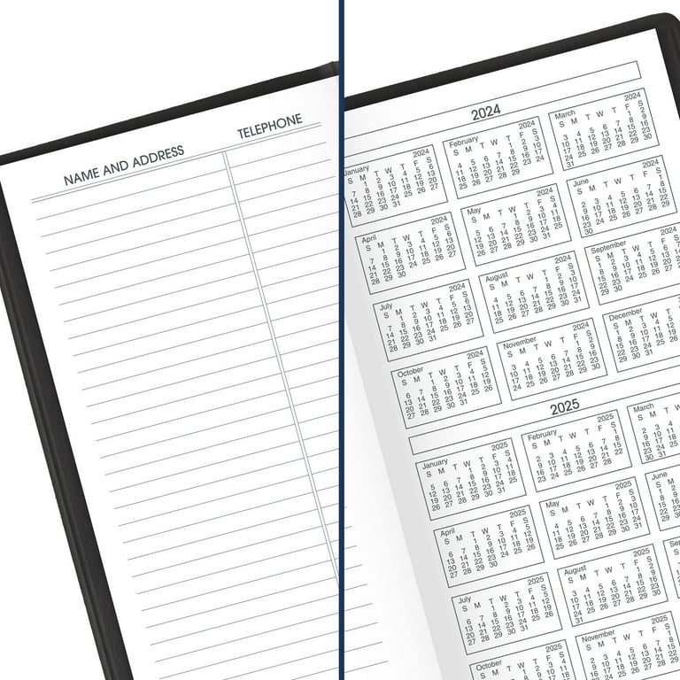 2024-2025 Calendar Monthly Planner: 24 Months January 2024 to December 2025  Calendar Agenda Organizer Schedule and Appointment Notebook. Large Size