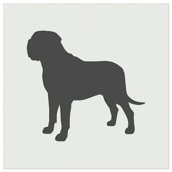 English Mastiff Dog Solid DIY Cookie Wall Craft Stencil - 5.5 Inch