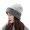 White, variant on Women's Winter Cap Classic Beanies for Women Roll Up Edge Skull Cap Fisherman Beanie Accessories for Outdoor Travel
