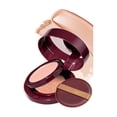 thumbnail image 3 of Air Cushion Foundation, 2-in-1 Hydrating Compact, Lightweight Buildable Coverage, Natural Matte Finish, Long-Wearing, Portable Makeup, 10g + 15g, 3 of 5