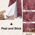 thumbnail image 4 of Peel and Stick Wallpaper Waterproof Maroon Brown Grunge Ombre Texture Marsala Color Pretty Vinous Wall Mural Decor Self Adhesive and Removable 100in x 144in, 4 of 8