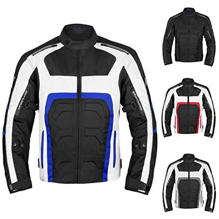 HWK Spyder Motorcycle Jacket for Men with Weather Resistant
