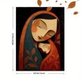 thumbnail image 3 of Qisvanset Ocean Otter Hibiscus Canvas Print 12x16 Inch Bedroom Decor, 3 of 8