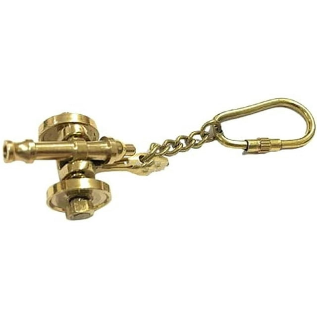 Nauticalmart Cannon Keychain Brass Nautical Collectible Gift