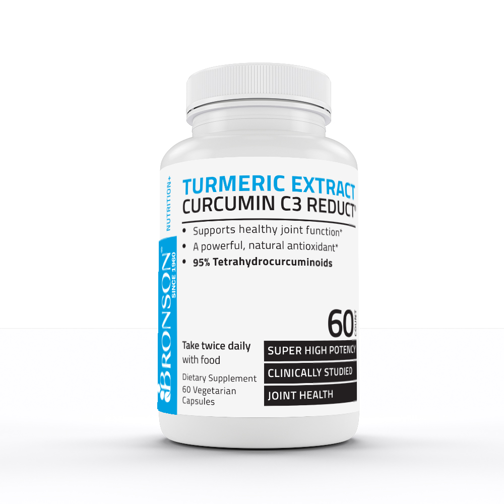 Bronson Turmeric Extract Curcumin C3 Reduct, 60 Capsules