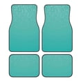 thumbnail image 1 of Fotbe Turquoise Glitter Juego de 4 Tapetes para Auto con Estampado – Alfombrillas de Goma Reforzada, Diseño Antideslizante, Protección para Todo el Año – Vehículos, Autos, Camionetas y SUVs, 1 of 7