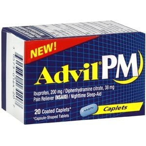 Advil Caplet Medicine - ADVIL PM CAPLET 20 CAPSULES
