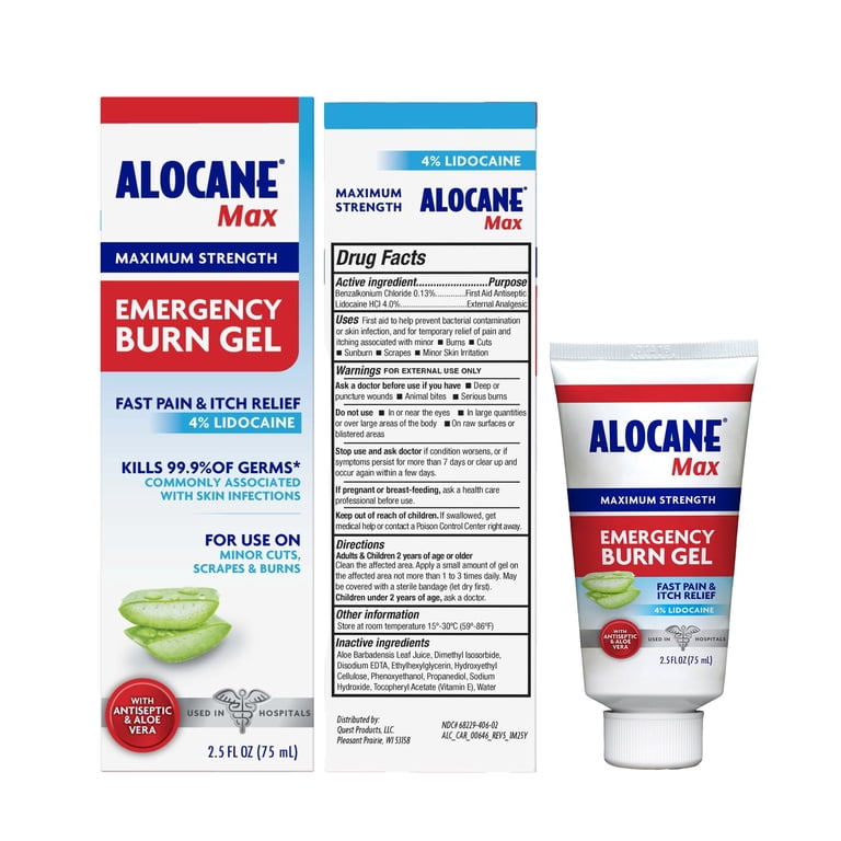 Alocane Max Maximum Strength Burn Gel with Lidocaine photo 6