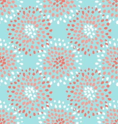 Eugene Textiles Mainstay Burst Navy/ Coral 54'x60' precut 1.5 Yard Fleece, Navy Color