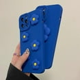 thumbnail image 3 of Compatible with iPhone Case,Blue Cute 3D Flower Floral Camera Lens Protection Soft Shockproof Cover Phone Case (OneFlower,iPhone 14 Plus), 3 of 6