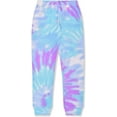 thumbnail image 4 of Frozen Elsa and Anna Girls 2 Piece Tie Dye Hoodie and Jogger Set (Loungewear Style), 4-6X, 4 of 5
