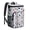 Black-165, variant on Starry Night Space Cooler Backpack, Insulated Leakproof Lunch Bag with Spacecraft, Rocket, and Moon & Stars Design for Sci-Fi and Space Lovers