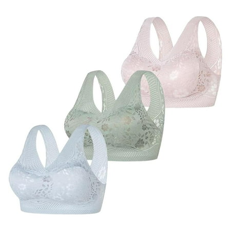 HYSYSB Sports Bras for Women balconette Bras wireless Bras for Women bras for Women bra Underwire Bra Stretch Bustier Hold Non Wired Sleep Bra Classic Top seamless Watermelon Red 2XL