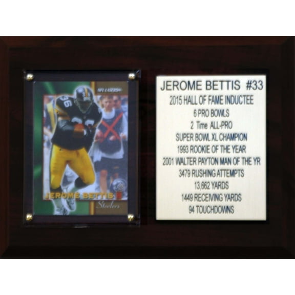 Jerome Bettis Pittsburgh Steelers 6'' x 8'' Plaque