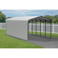 thumbnail image 3 of Arrow 12 x 29 x 9 ft Eggshell Carport With 1 Side Wall Kit, 3 of 15
