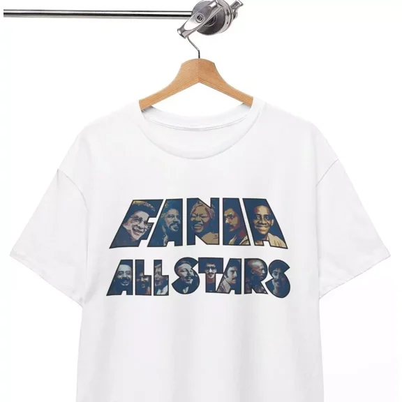 Fania All Stars T-Shirt, Salsa Camisetas Estrellas de la Fania New Unisex Shirt