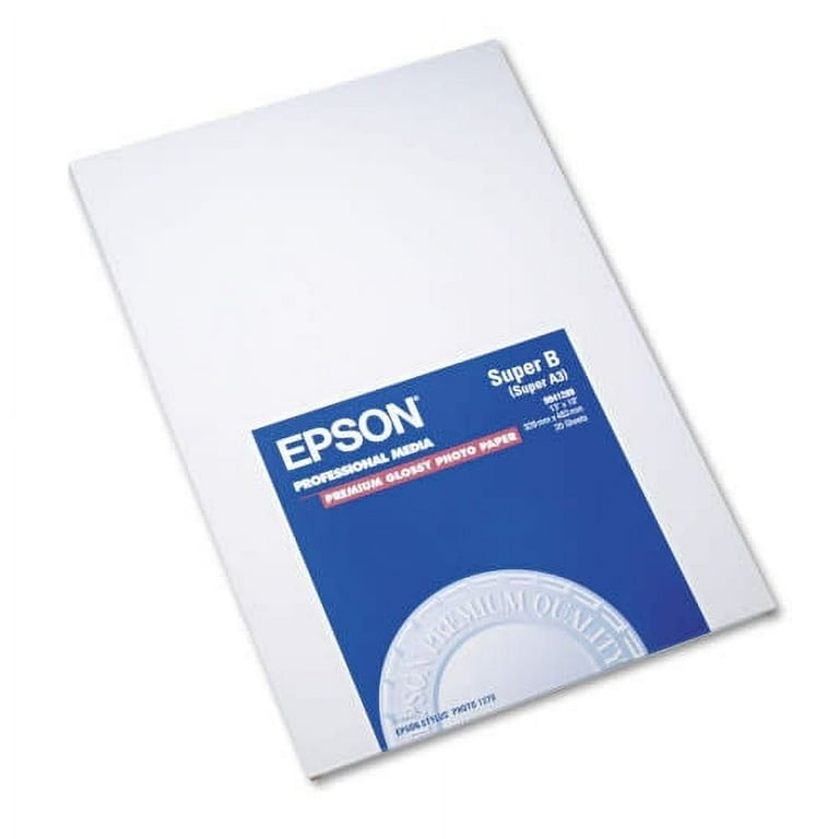 Premium Photo Paper, 10.4 mil, 13 x 19, High-Gloss White, 20/Pack Premium Photo Paper, 10.4 mil, 13 x 19, High-Gloss White, 20/Pack